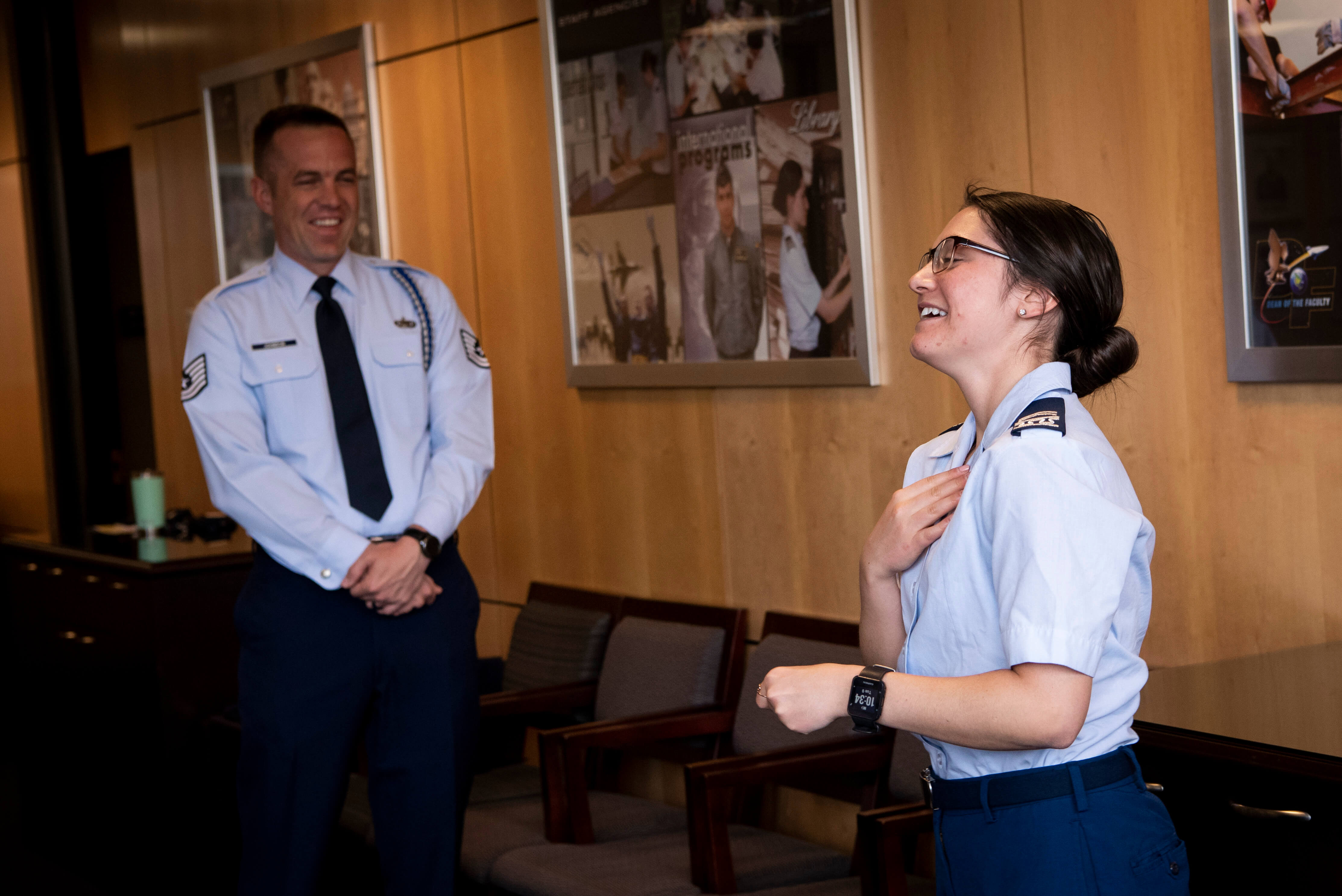 Cadet Karlee Xander received the Truman scholarship