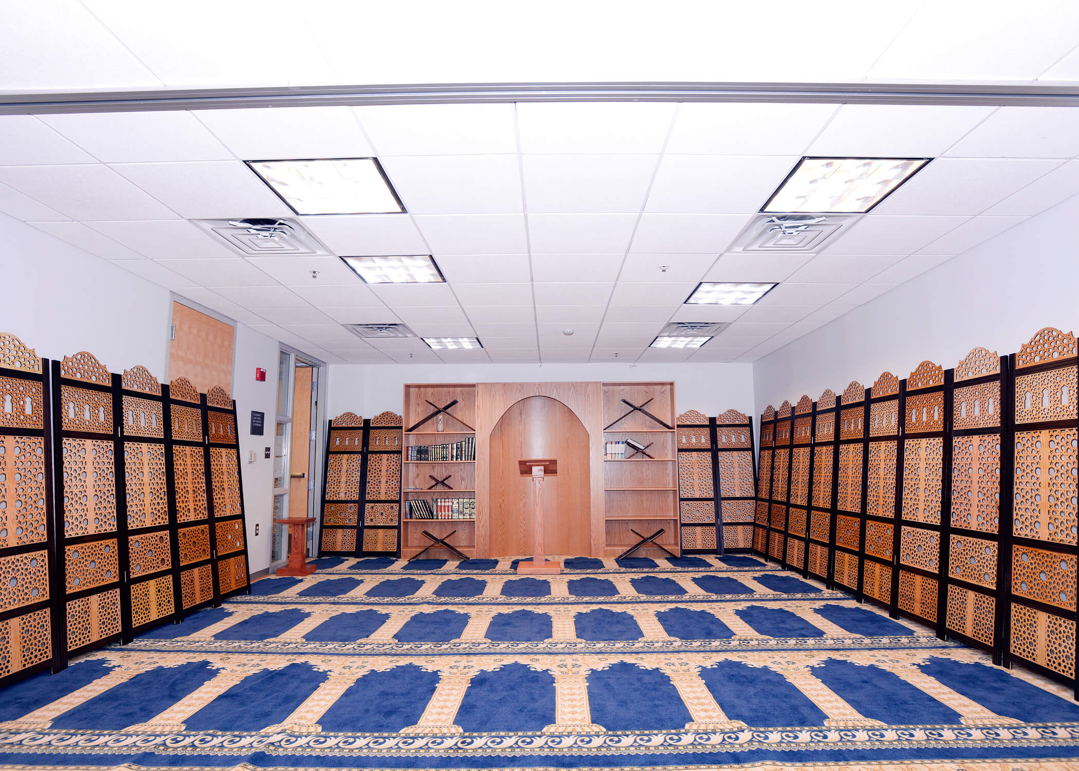 Image of prayer room for Islamic services
