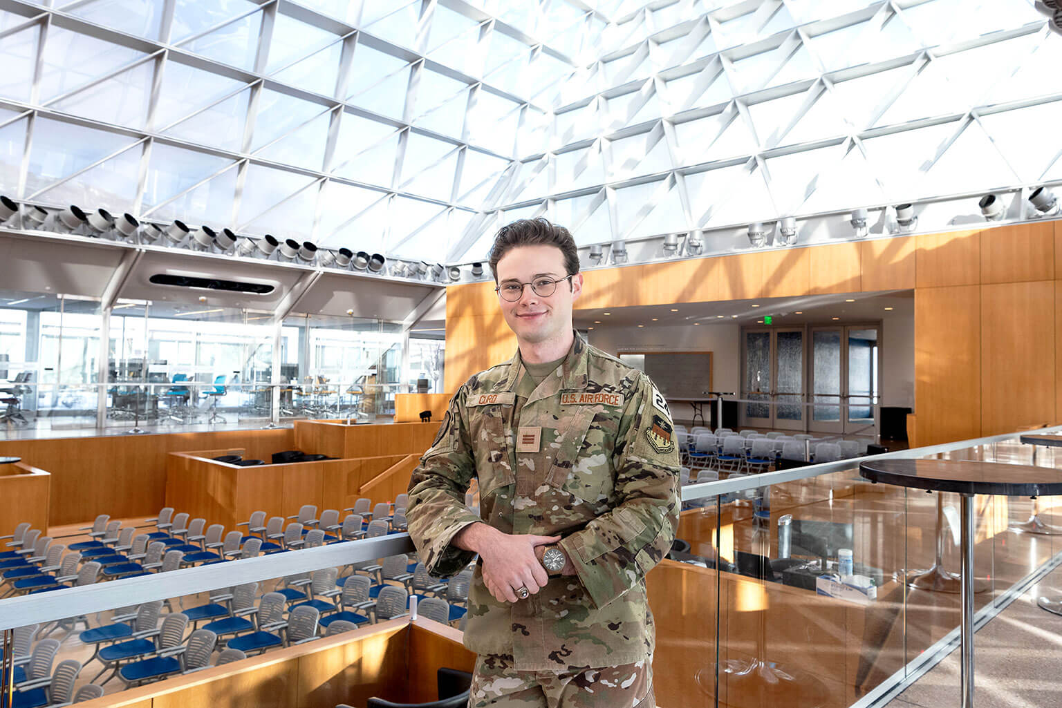 Cadet 1st Class Zachary Curd returns to the U.S. Air Force Academy for his final semester after spending his fall on a STEM Cadet Semester Exchange Abroad with the Australian Defence Force Academy at the University of New South Wales, Canberra in Australia.