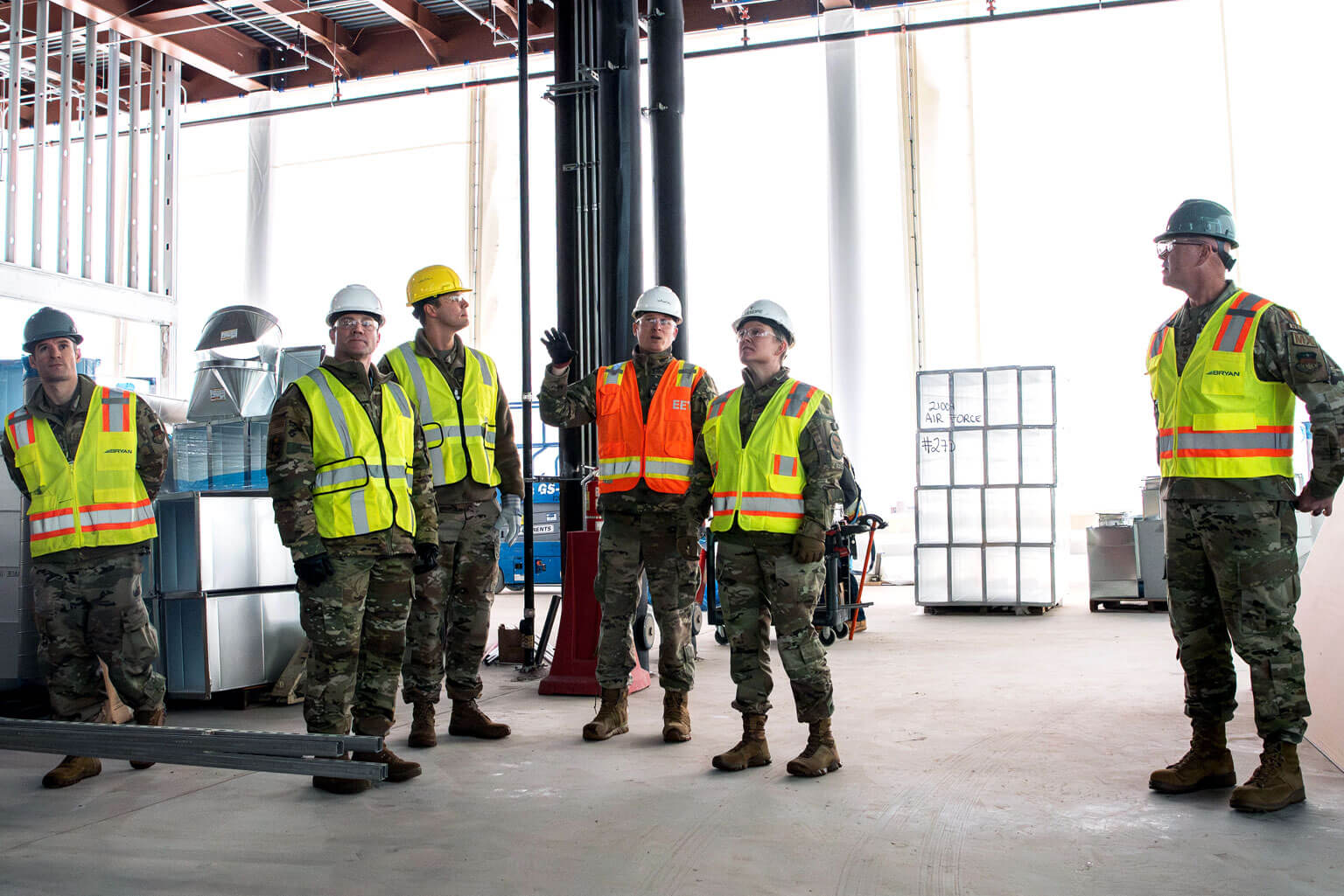 Capt. Nathan J. Johnsen, U.S. Air Force Academy Madera Cyber Innovation Center consumer project manager, and Brig. Gen. Linnell A. Letendre, (center).