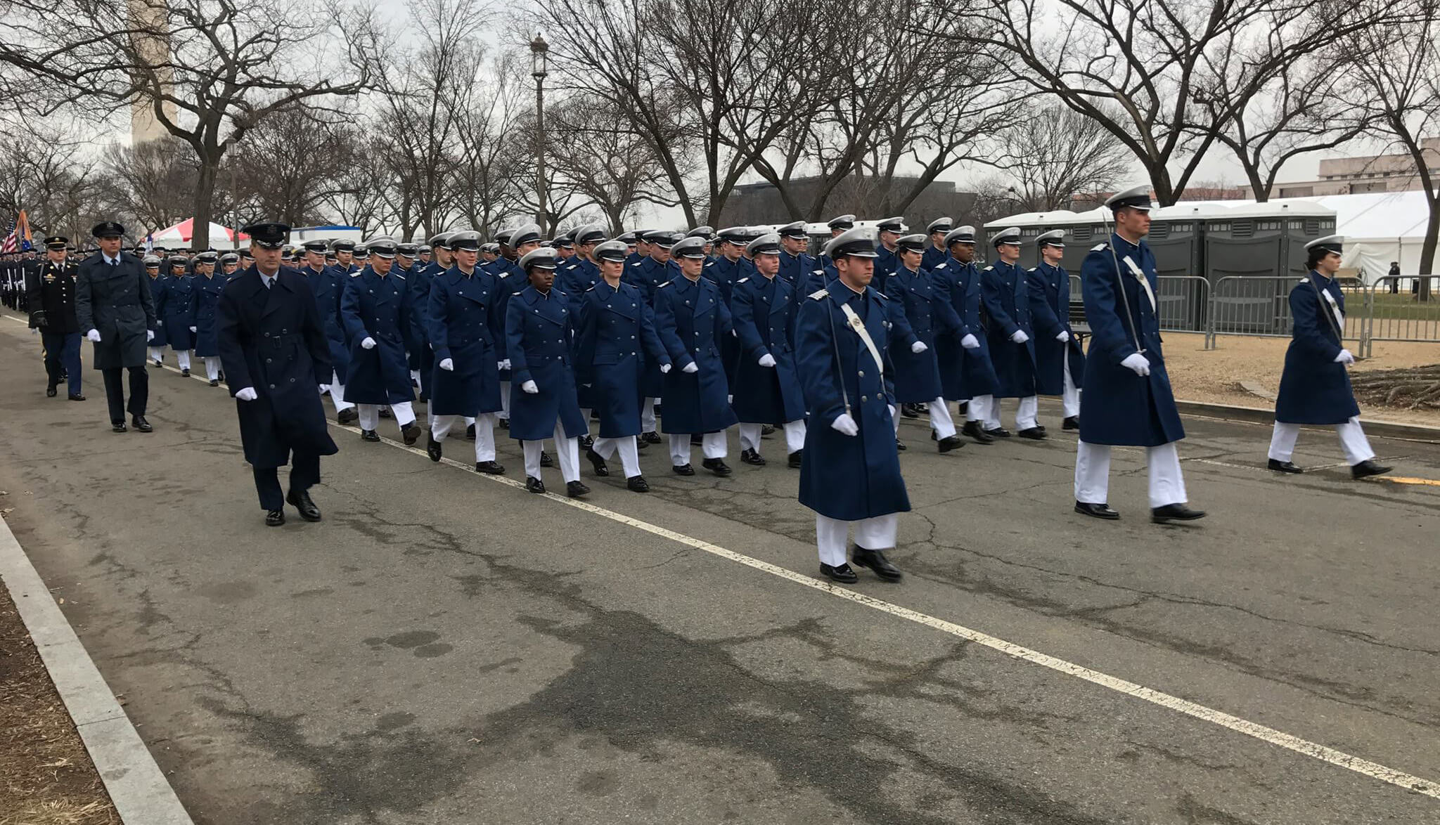 USAFA Cadets -President Trump Inaguration