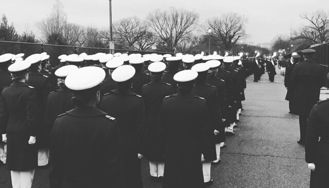 USAFA Cadets - President trump Inaguration