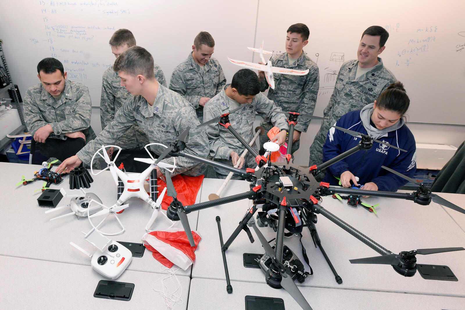 cadets engineering unmanned aerial vehicles