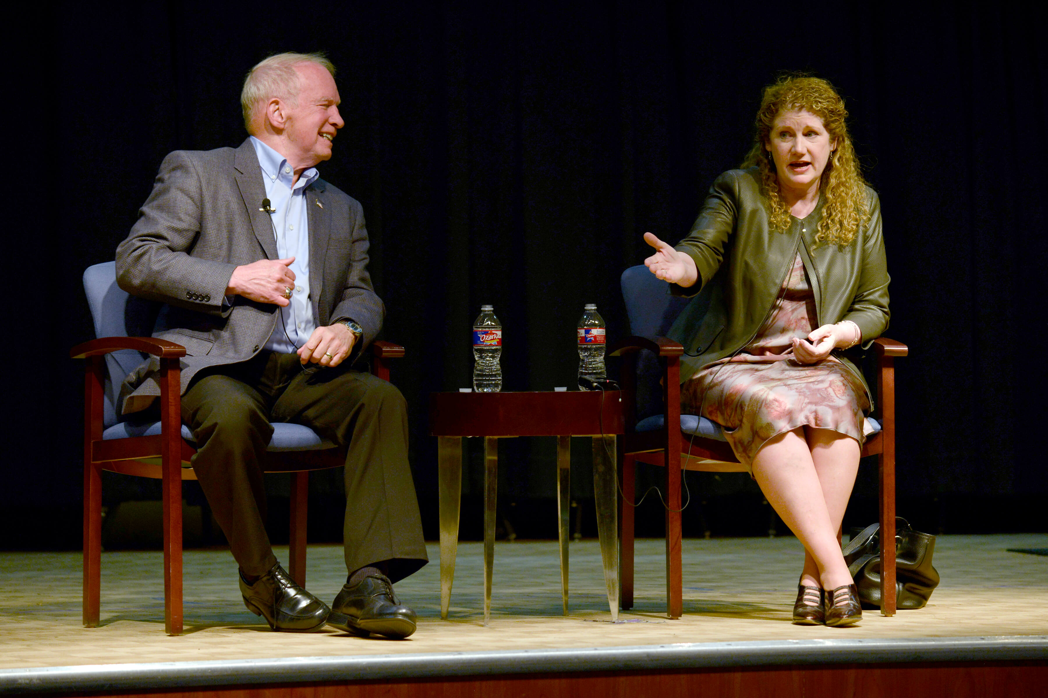 people on stage