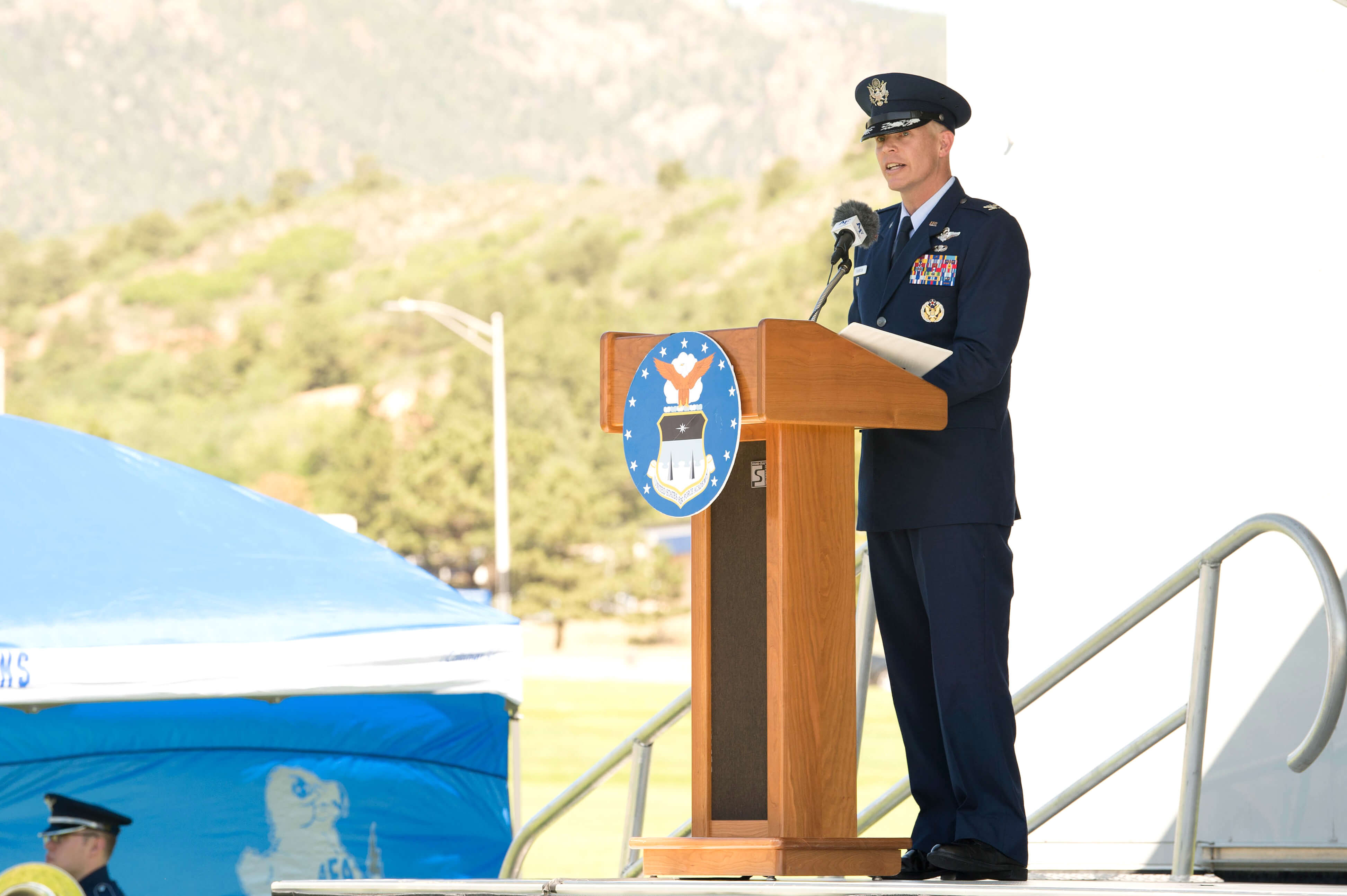 Col. Timothy Thurston Prep School change-of-command