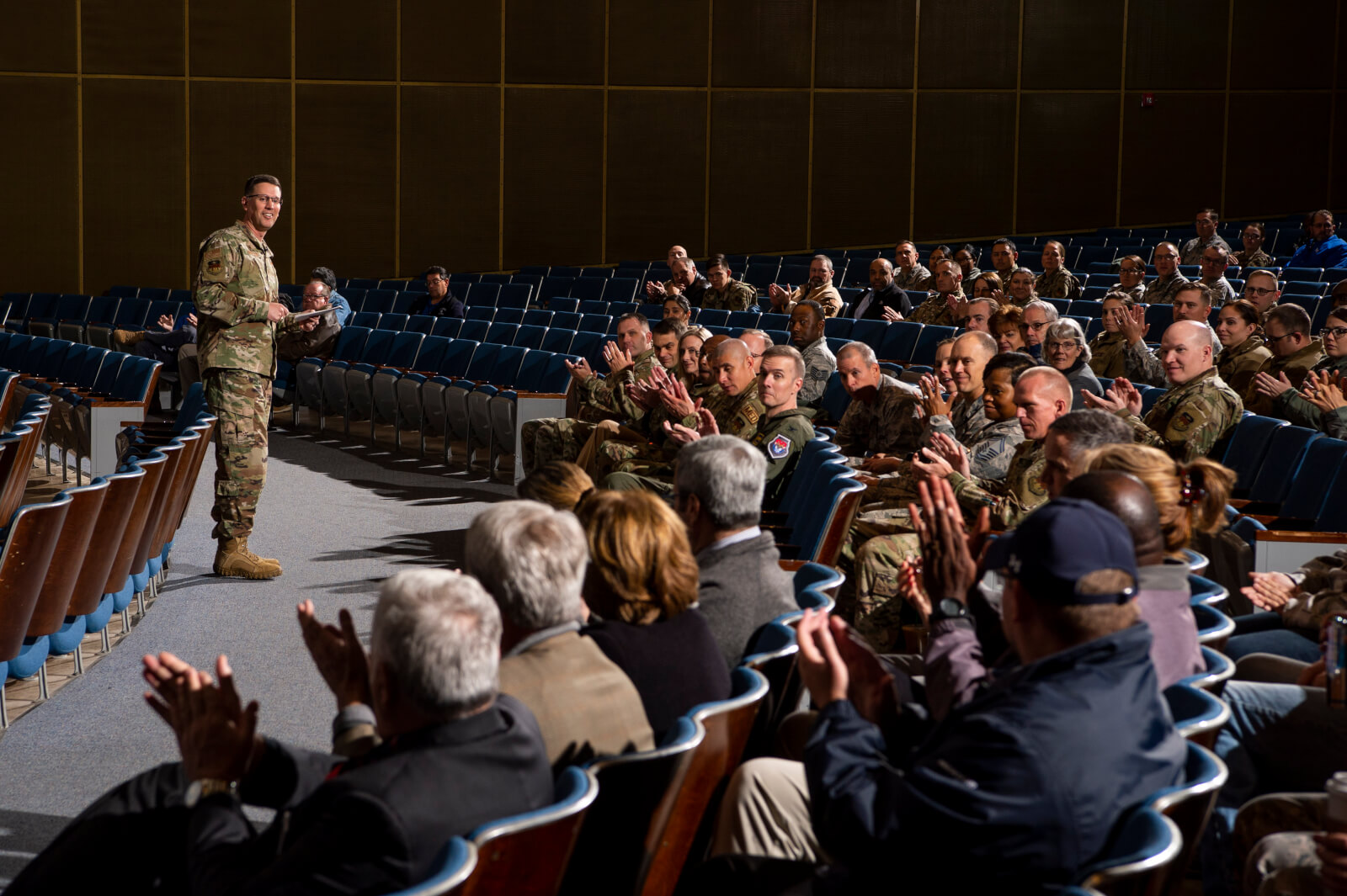 Col. Brian Hartless commander of the 10th Air Base Wing