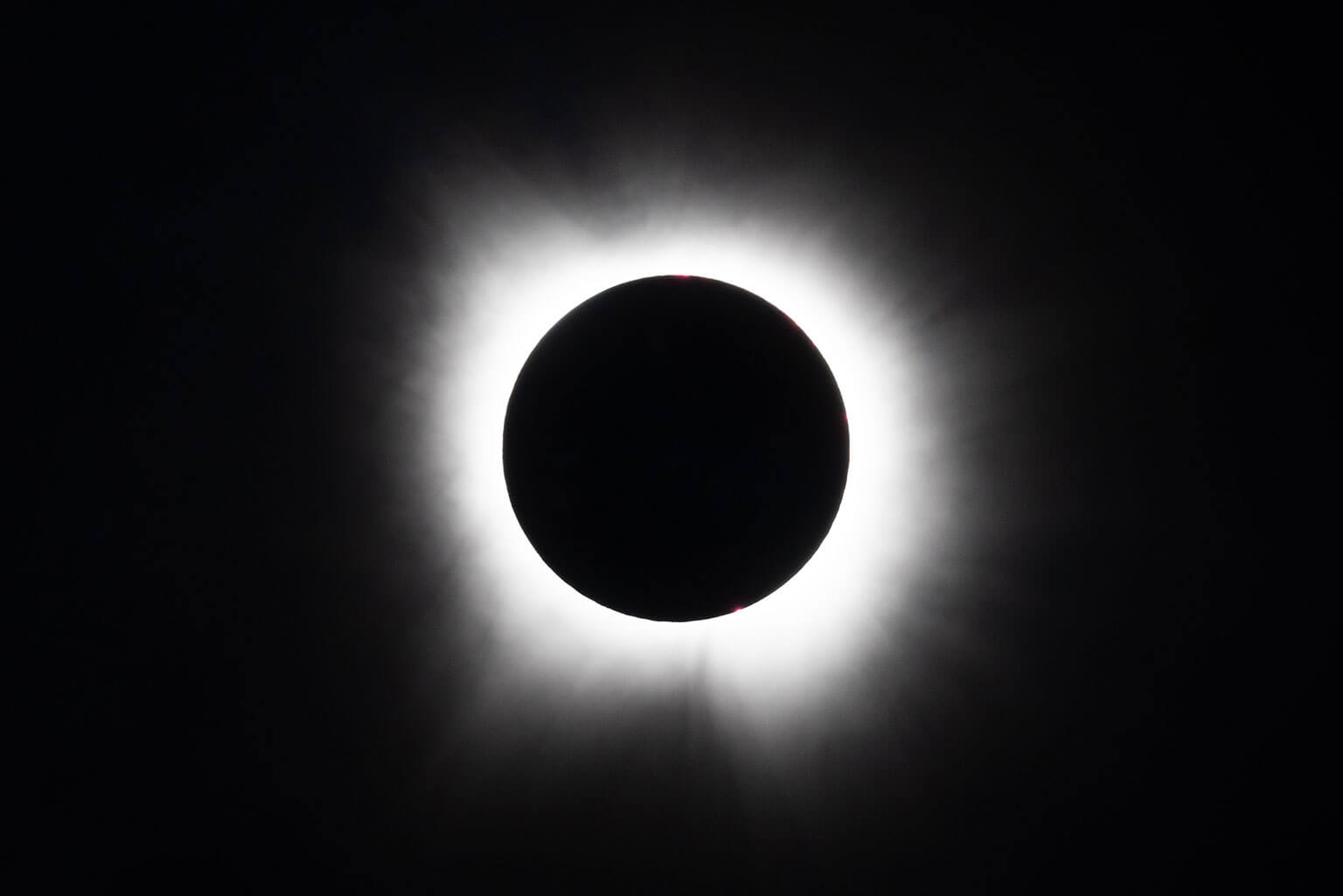 The full total solar eclipse is shown in Texas.