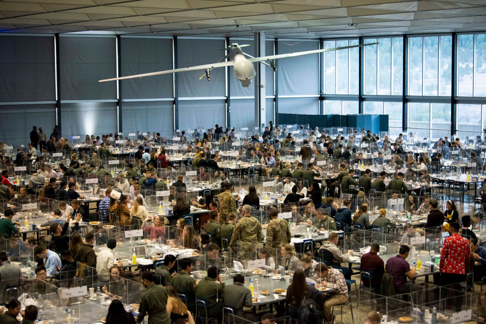 USAFA Thanksgiving Dinner Mitchell Hall 2020