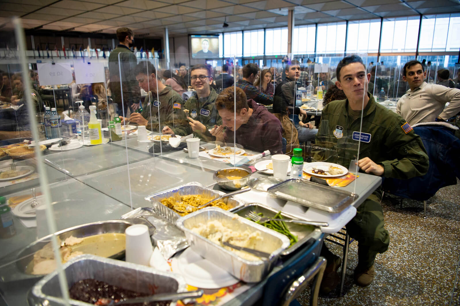 USAFA Thanksgiving Dinner Mitchell Hall 2020