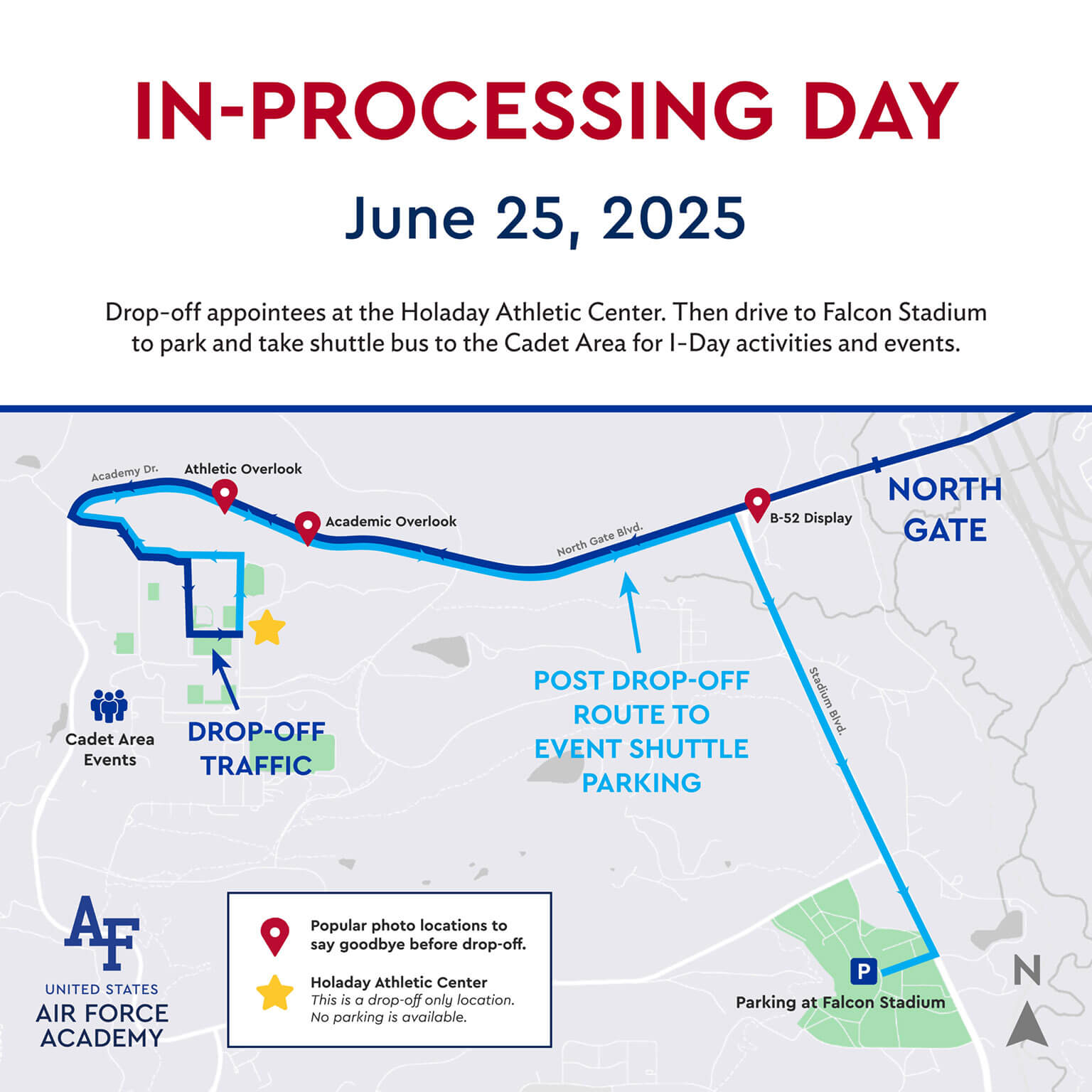 2025 In-processing Day Traffic Map