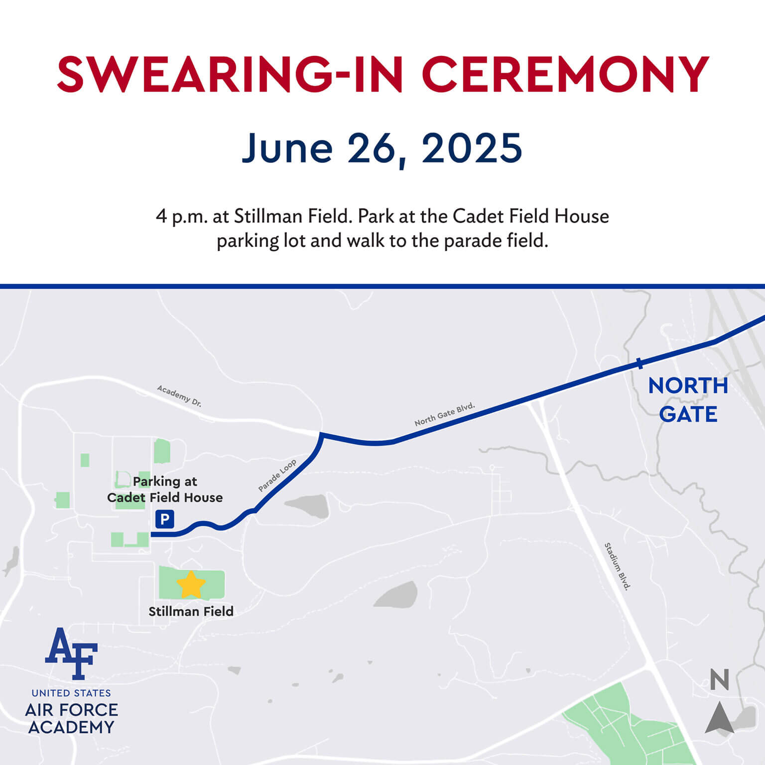 2025 Swearing-In Ceremony Day Traffic Map
