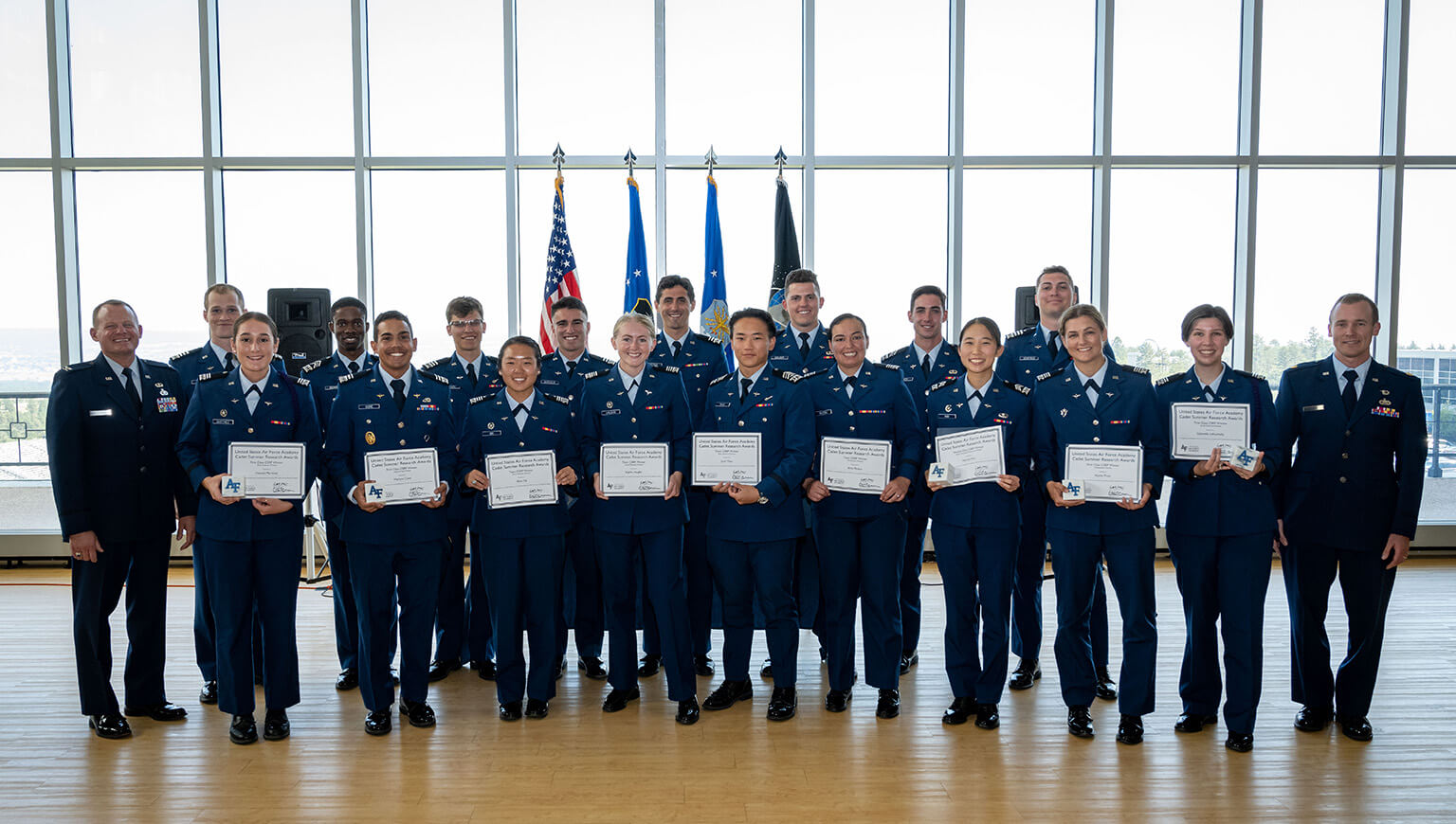 Cadets with summer research awards