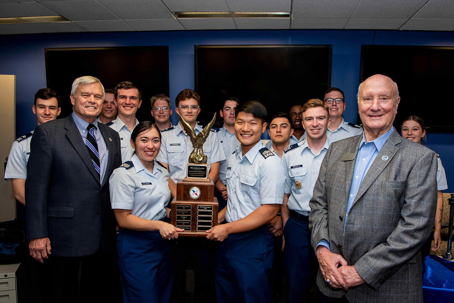 U.S. Air Force Academy Department of Cyber and Computer Sciences cadets and faculty