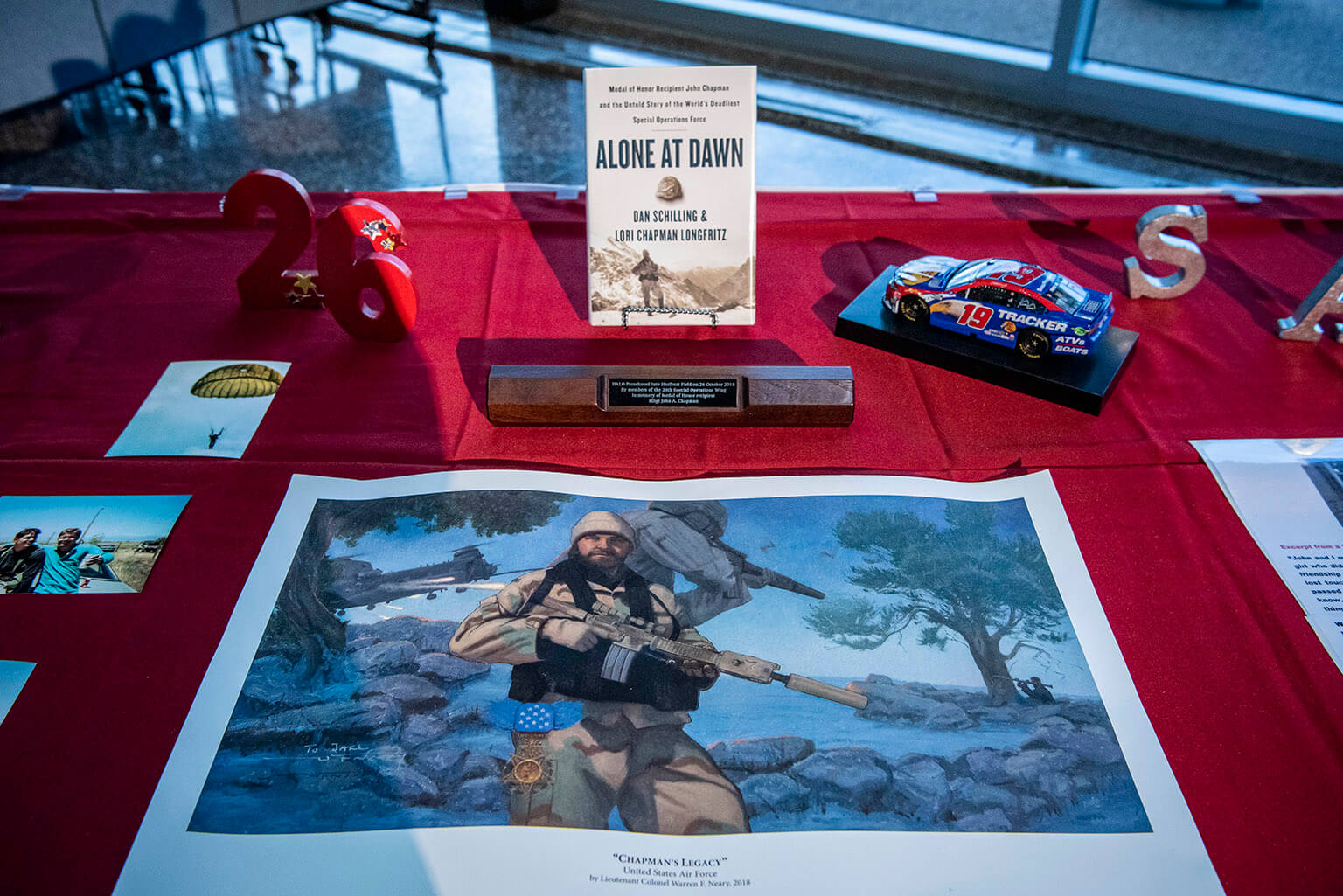 Photos and memorabilia from Master Sgt. John Chapman