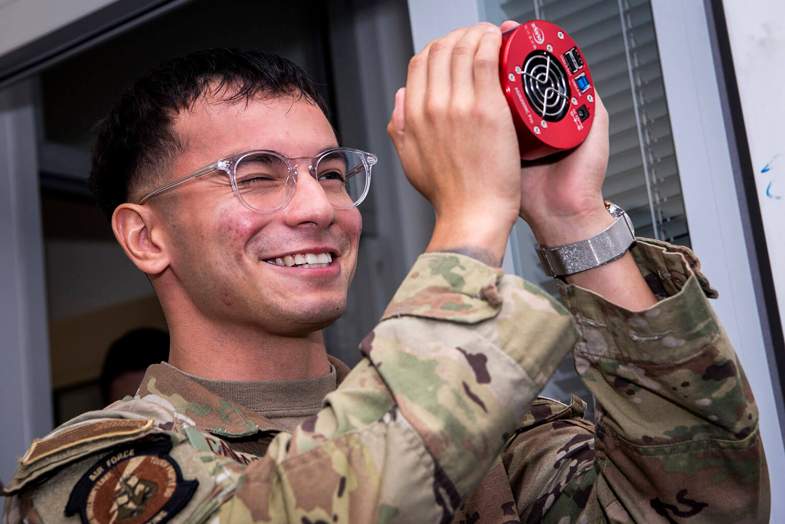 Cadet 1st Class Leonardo Camacho applies deep learning to voluminous data