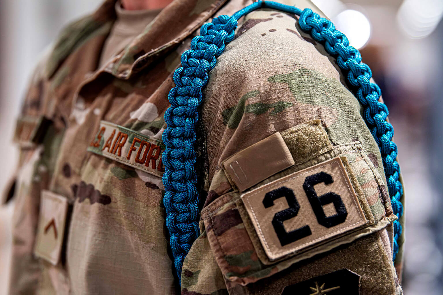 U.S. Air Force Academy teal rope cadets