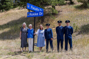 Academy dedicates Rokke Drive in honor of former Dean