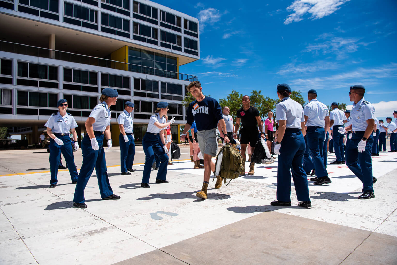 basic training starts on in-processing day