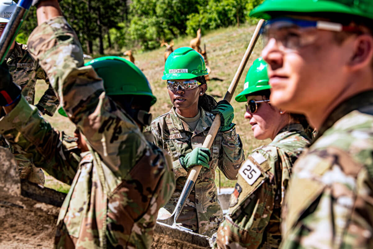 Engineering cadets gain experience as they build homes for needy ...