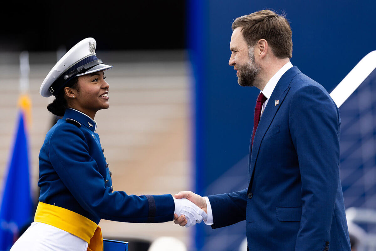 Vice President Vance congratulates Class of 2026 • United States Air ...