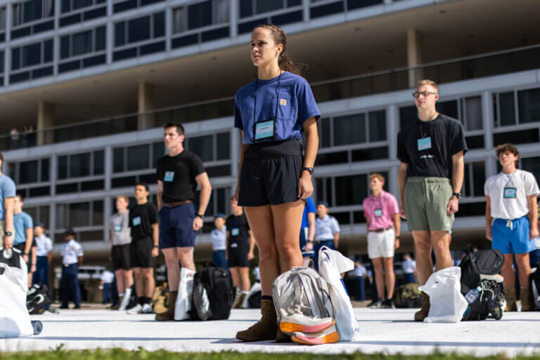 Air Force Inprocessing Day Class of 2030 In-processing Day begins 47-month journey • United States ...