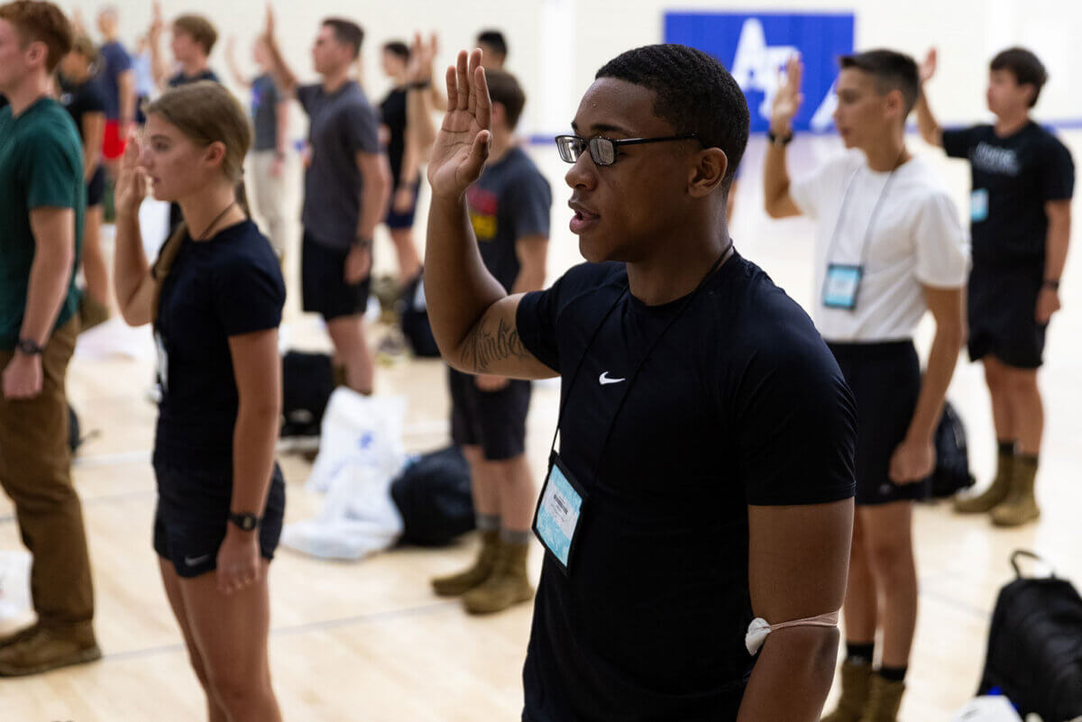 Air Force Inprocessing Day Class of 2030 In-processing Day begins 47-month journey • United States ...