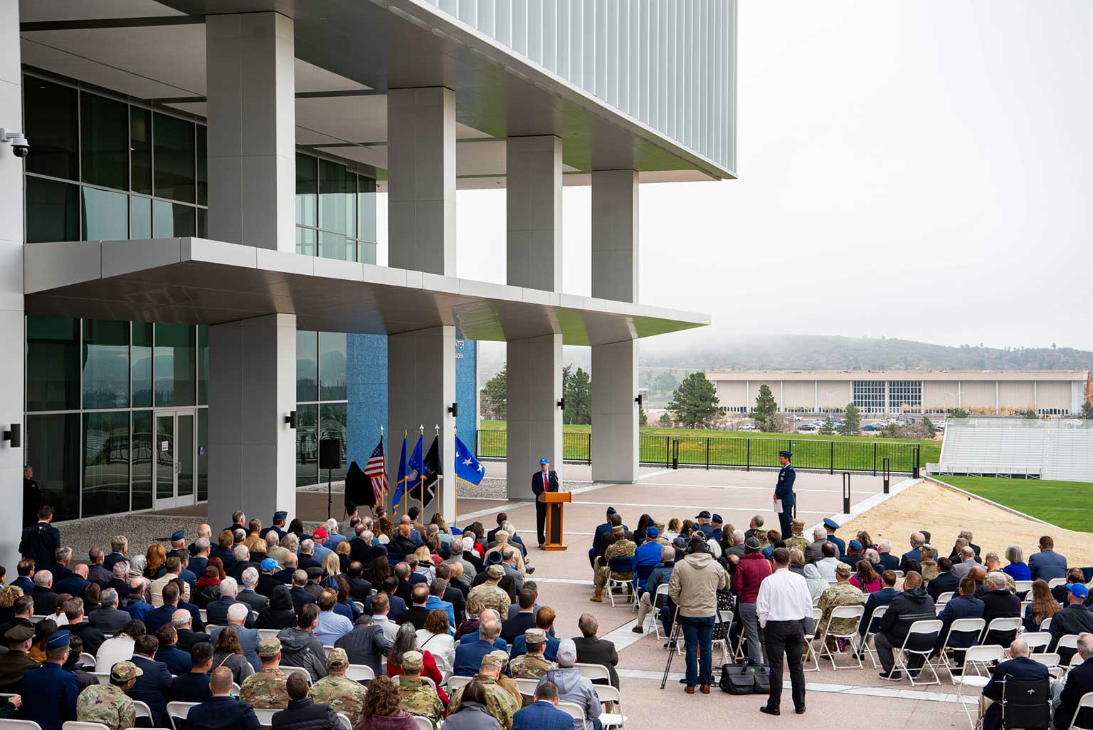 The Madera Cyber Innovation Center officially opened with a ribbon-cutting ceremony at the U.S. Air Force Academy, Colo.