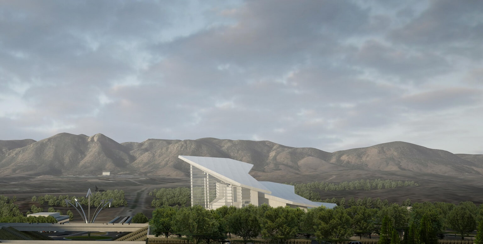 new USAFA Visitor Center artist rendering