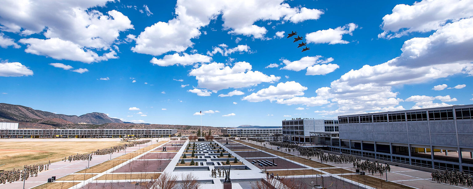 Fighters flyover terrazzo