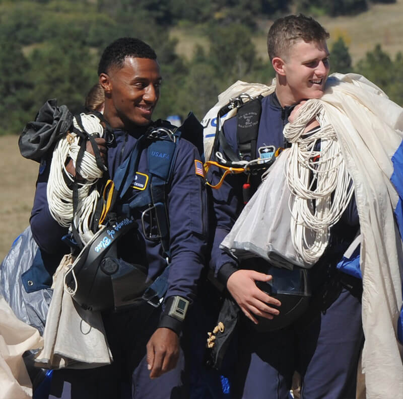 Parachute image to support Airmanship program.