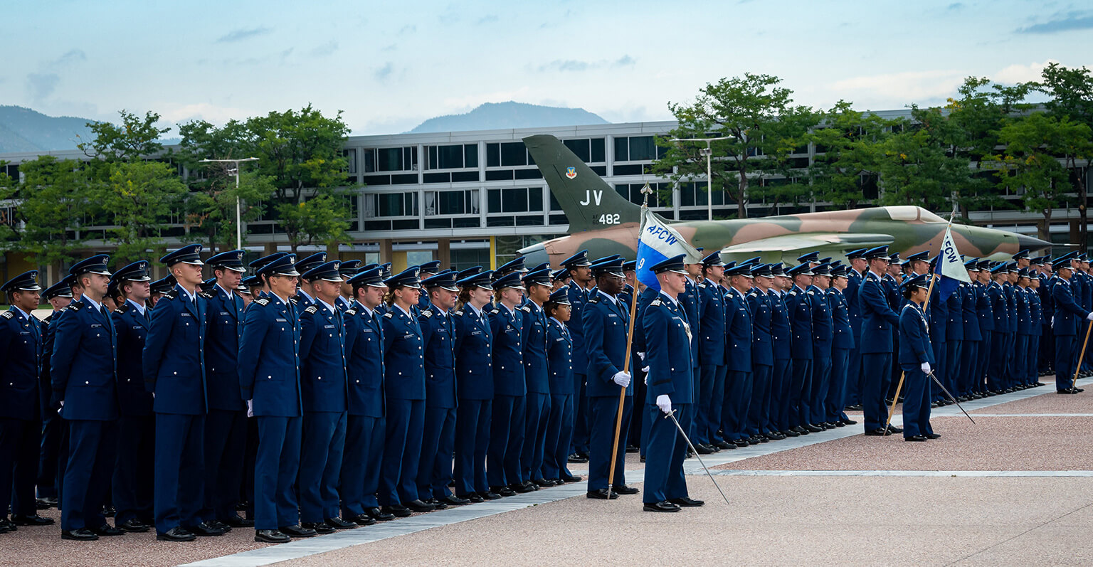 cadets in formation