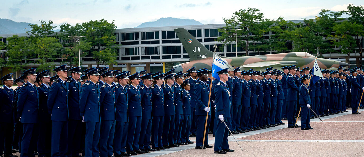 cadets in formation