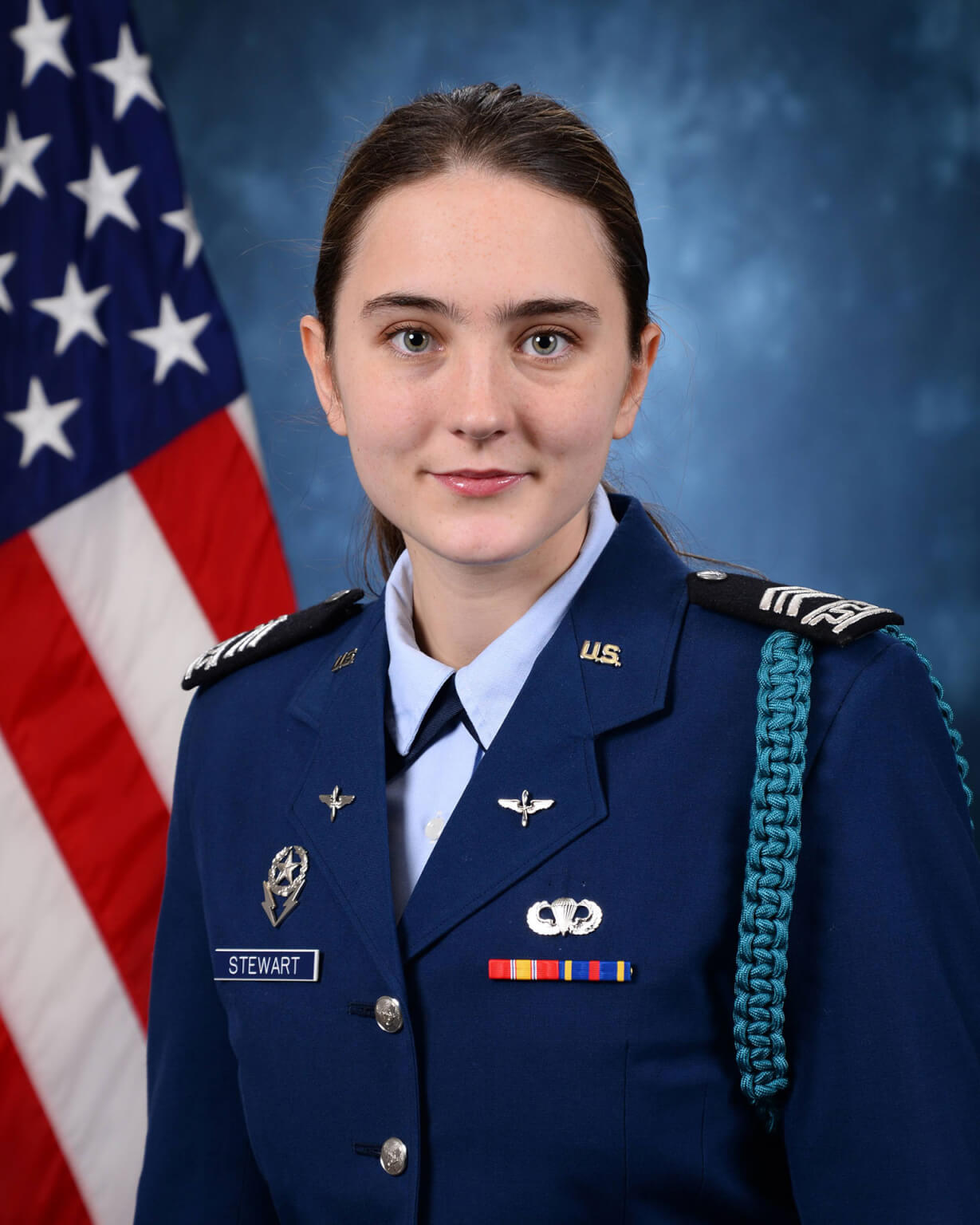 Cadet 2nd Class Sophia Stewart, a junior at the U.S. Air Force Academy.