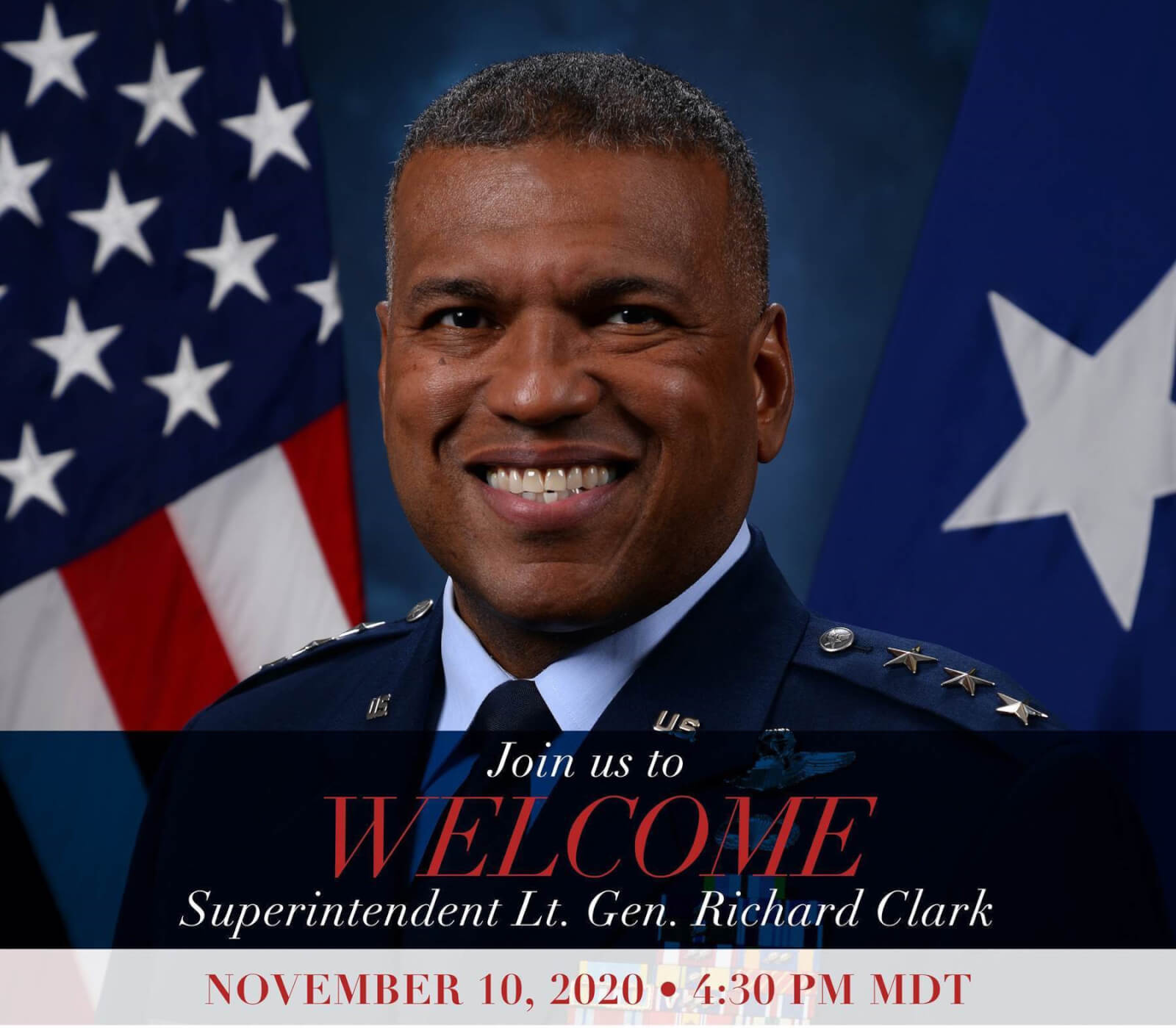 Supt Lt Gn Clark Welcome Call