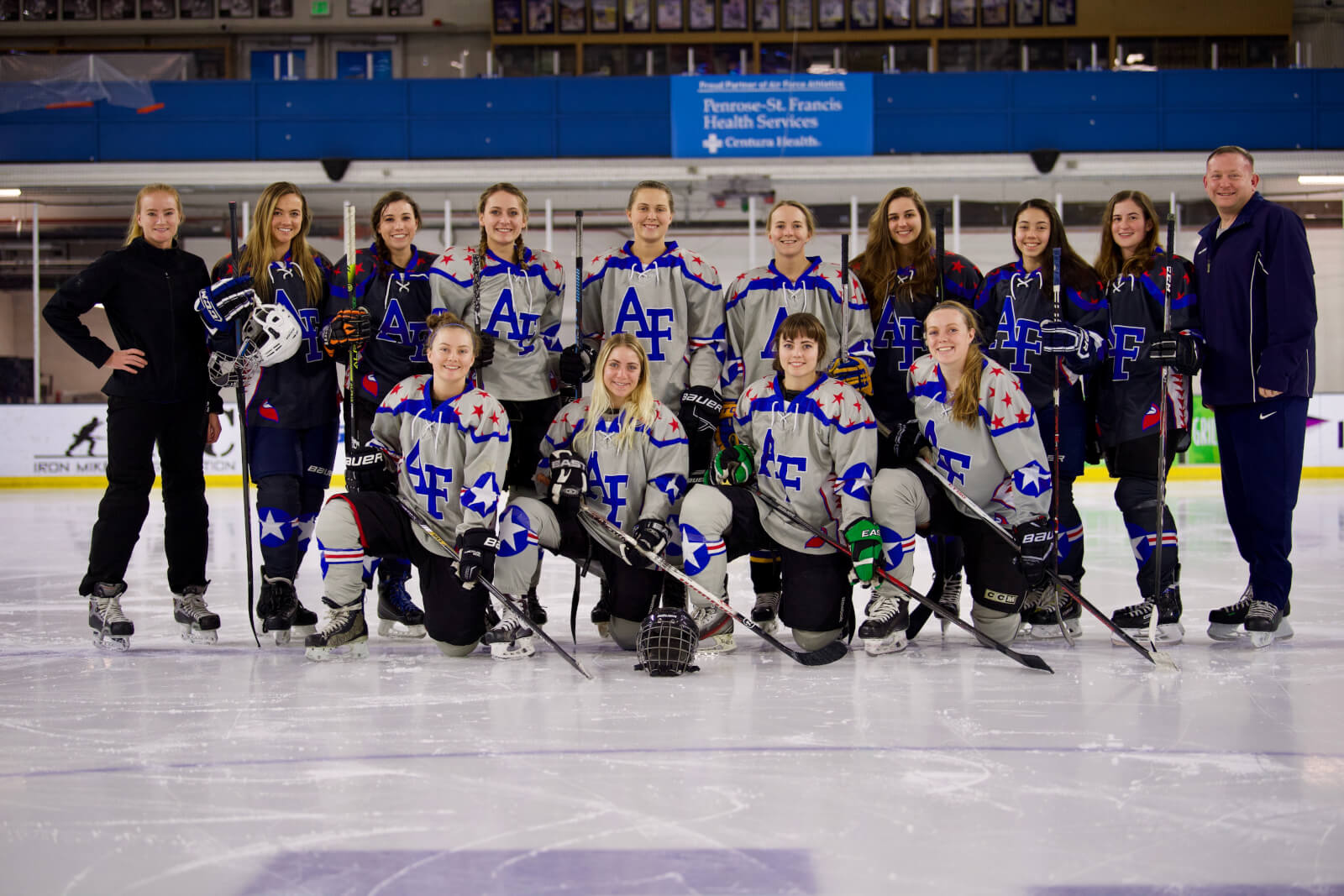 First US Air Force Academy Women's Hockey Team