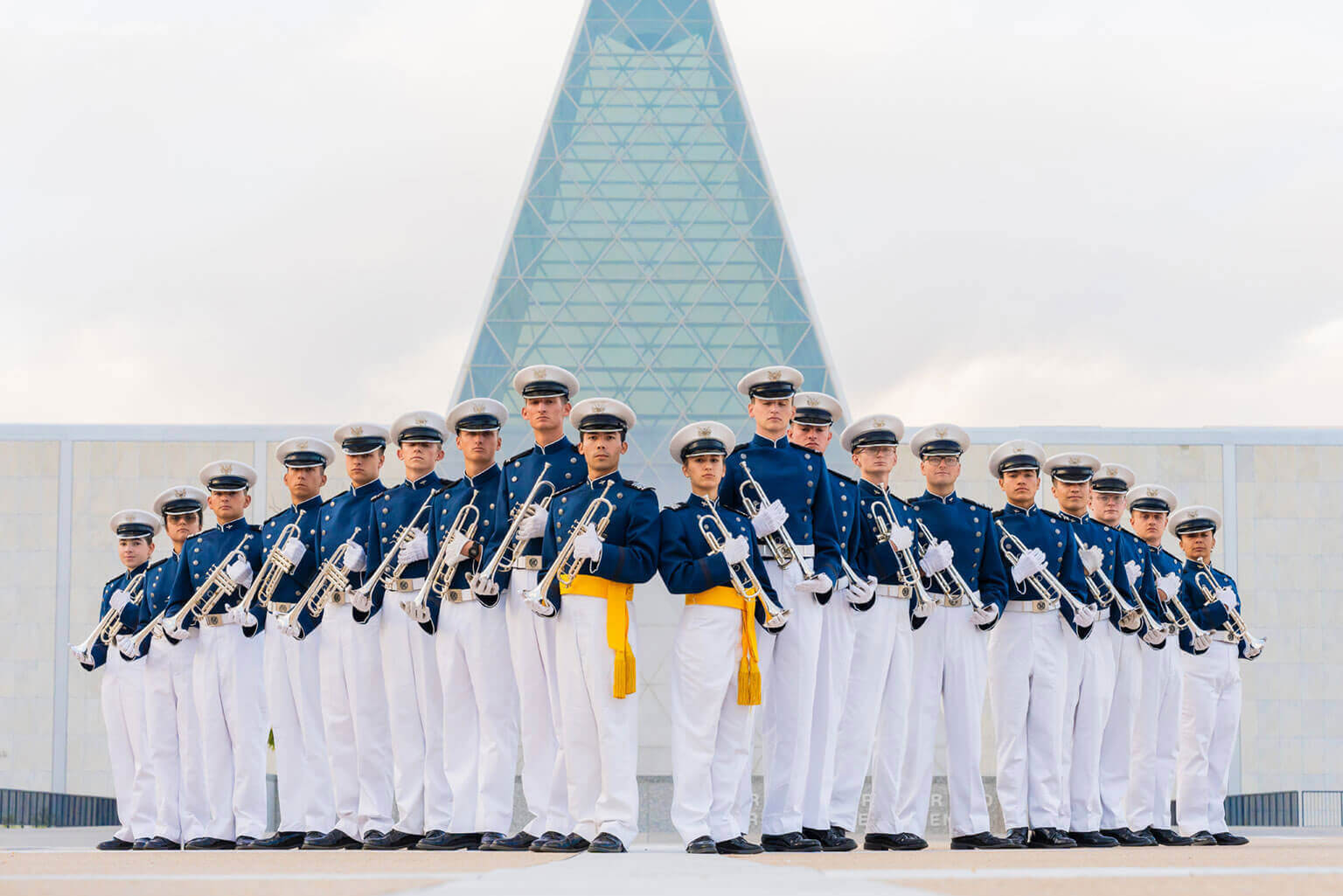 Drum & Bugle Corps members.