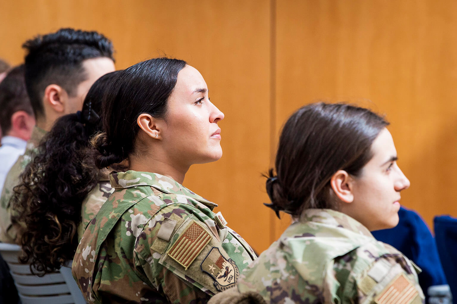 Cadets in lecture hall