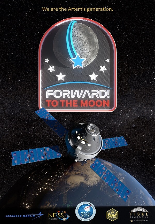 Forward To The Moon Poster