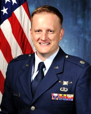 Official photo of Lt Col Carl E. Frohman