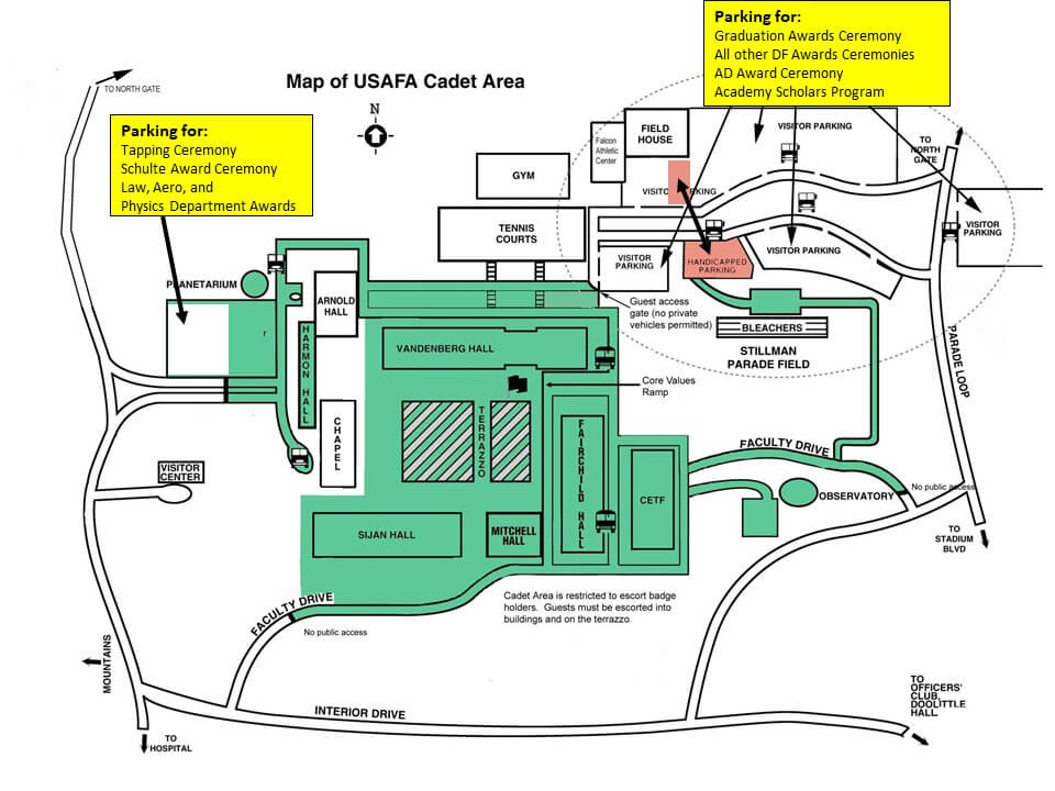 Image showing parking for the awards ceremony.