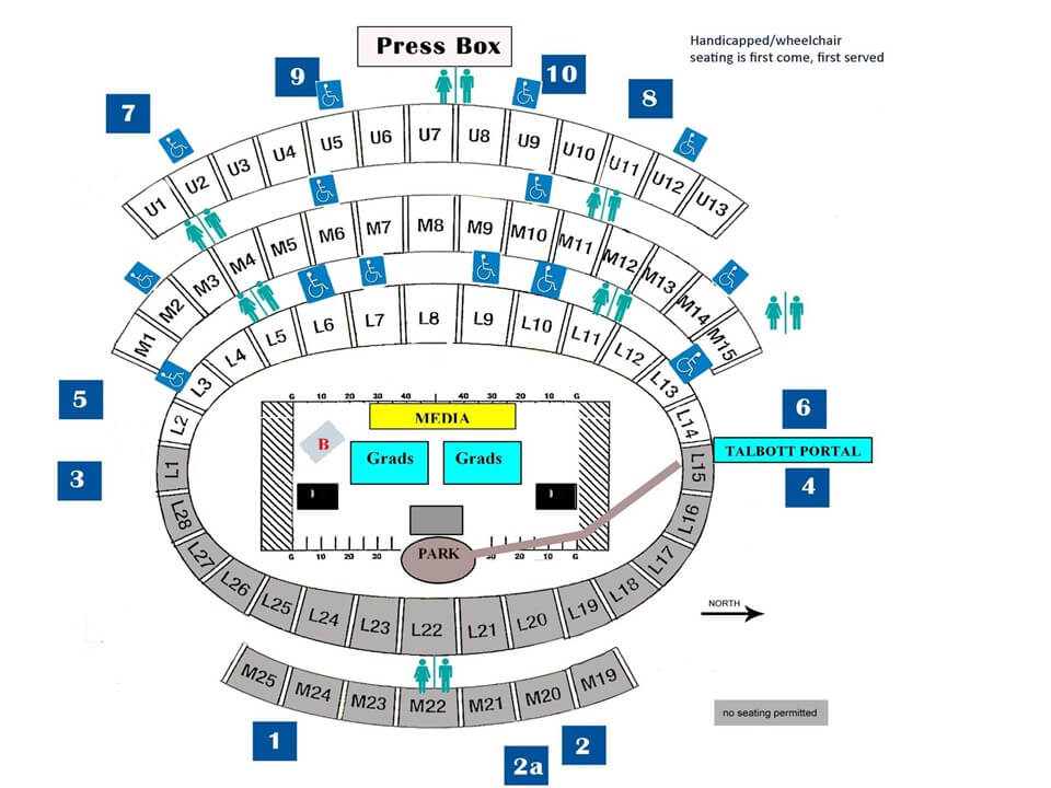 Image showing Falcon Stadium seating.