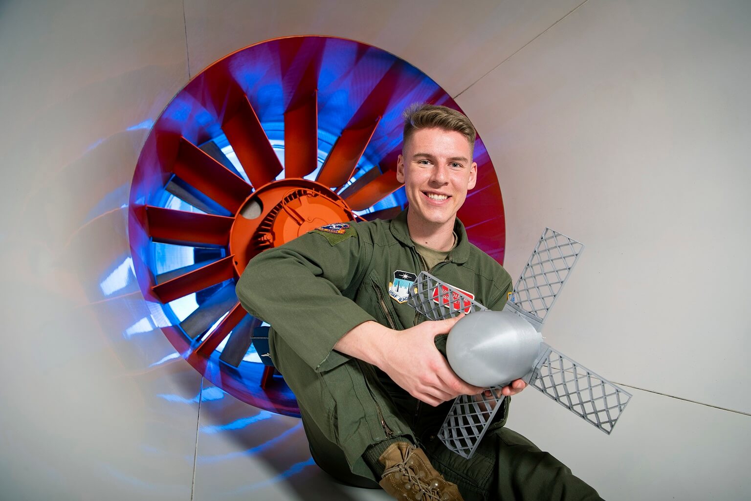 Cadet Schlichting is the inventor behind the Aerial Tow Rehookup