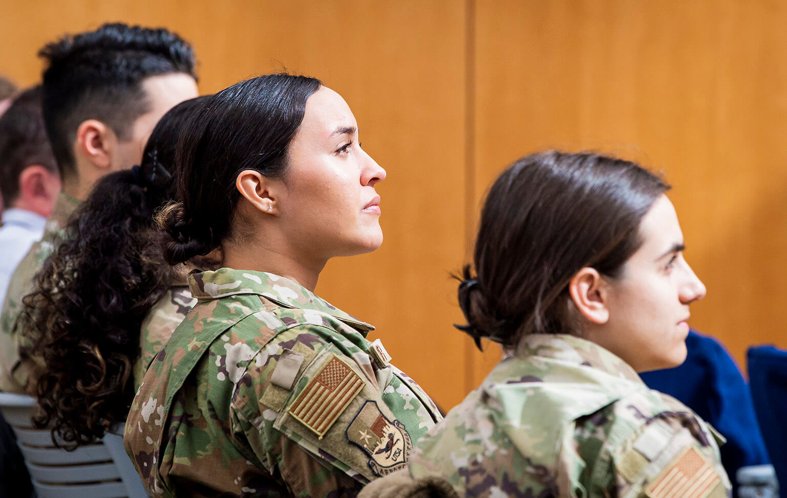 Cadets in audience at Jen Griswold NCLS presentation