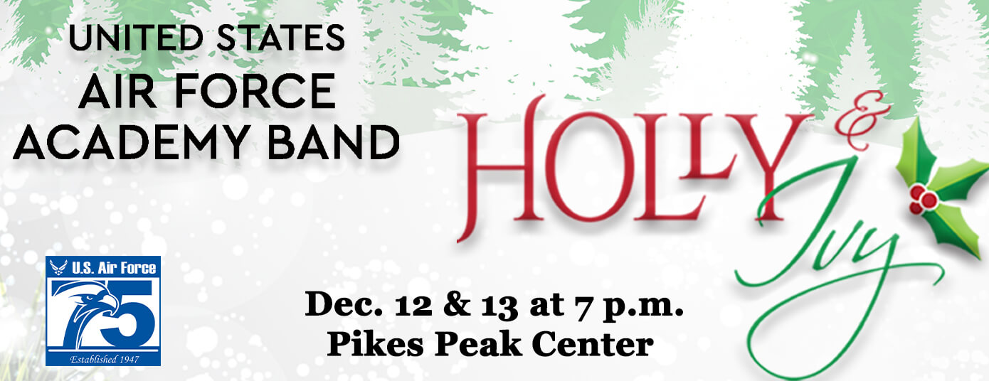 Holly & Ivy holiday concert banner graphic