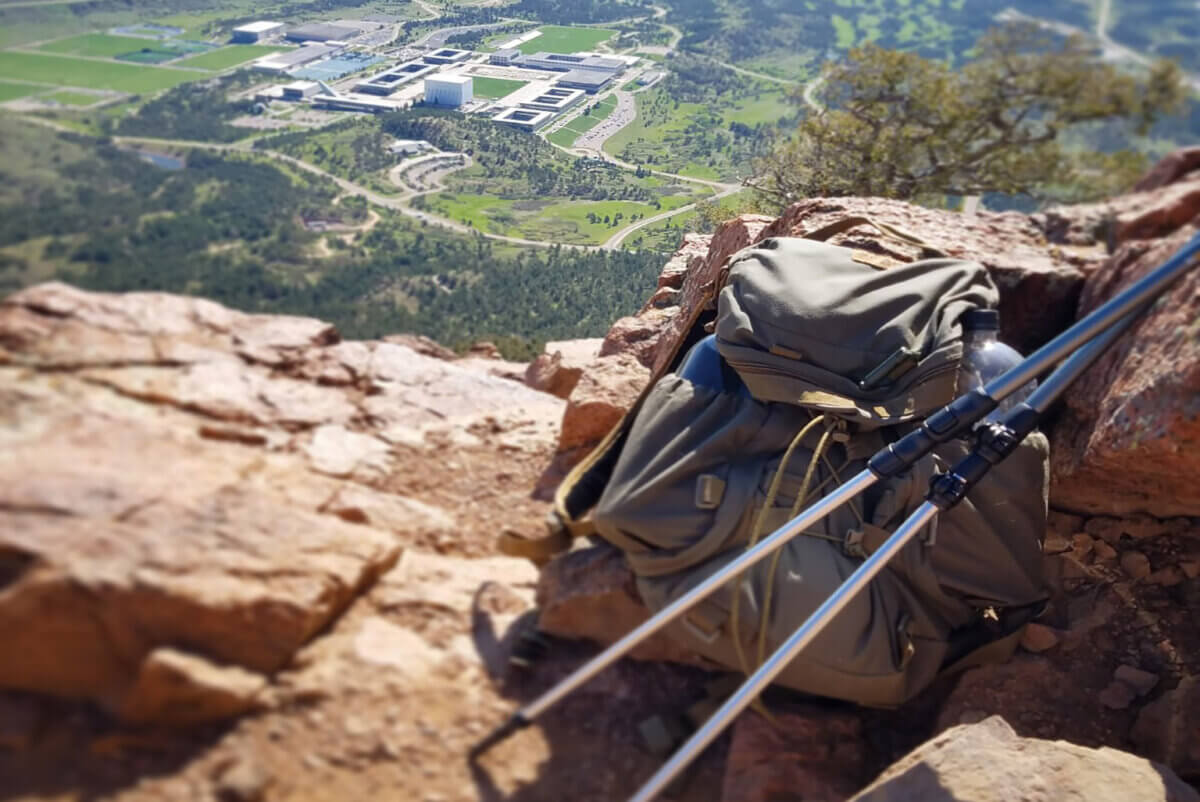 view from Eagle's Peak USAFA