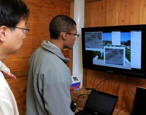 Cadets work on the Academy's remotely piloted aircraft program