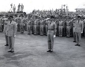 first class of the United States Air Force Academy is sworn in