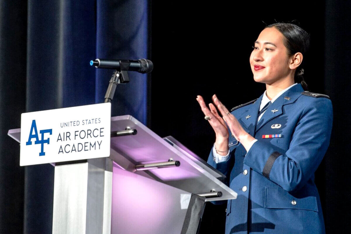 Cadet touts fierce work ethic, determination as keys to success ...
