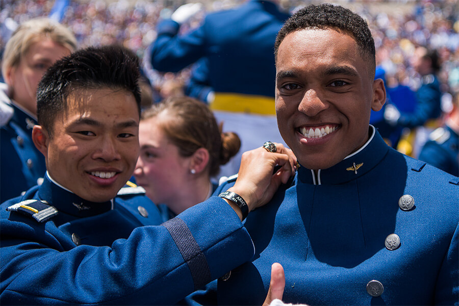 Image of graduating cadets.