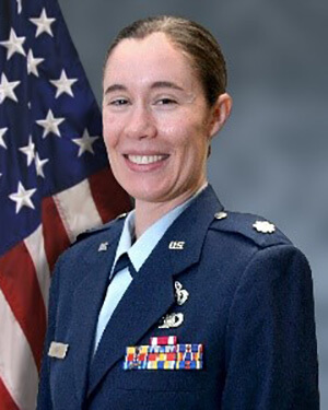 Official photo of Lieutenant Colonel Michelle Nash